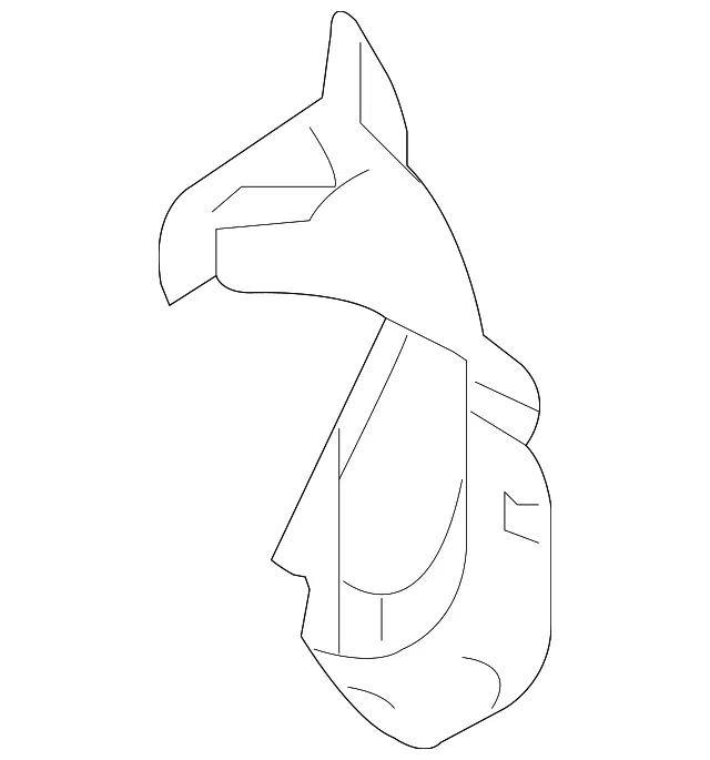 Splash Shield - Passenger Side (RH) - Kia (86822-2F200)