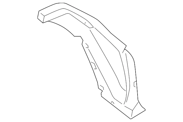 Splash Shield - Passenger Side (RH) - Kia (86822-2F501)