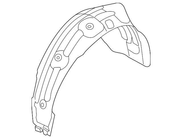 Splash Shield - Passenger Side (RH) - Kia (86822-D9500)