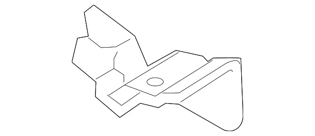 Deflector - Driver's Side (LH) - Kia (86861-1M000)