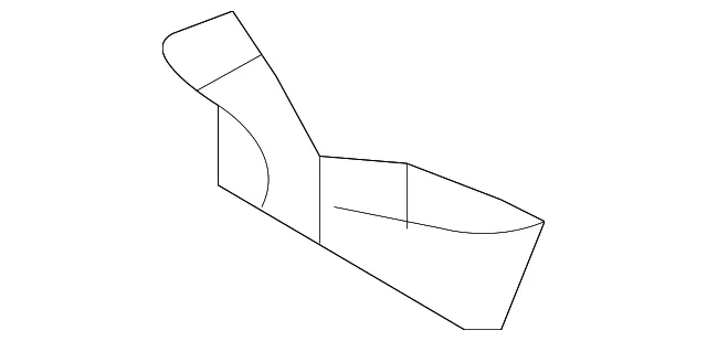 Rocker Molding Guard - Passenger Side (RH) - Kia (86864-2P000)