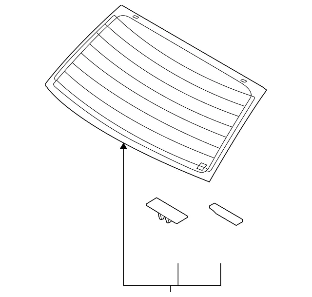 Back Glass - Kia (87110-1G010)