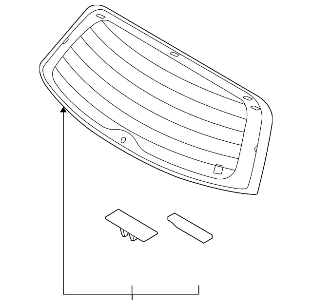 Lift Gate Glass - Kia (87110-1G210)