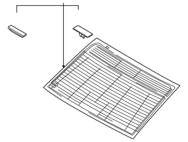 Back Glass - Kia (87110-1M010)