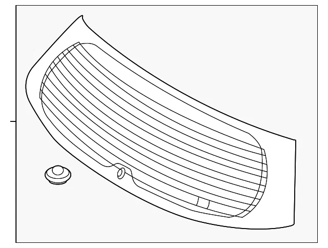 Lift Gate Glass - Kia (87110-1U500)
