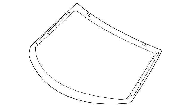 Back Glass - Kia (87110-2F010)