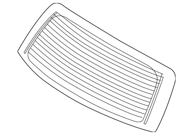 Back Glass - Kia (87110-2F310)