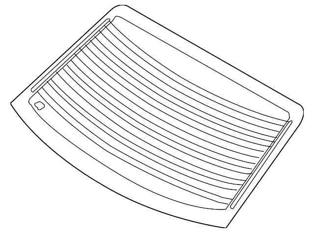 Back Glass - Kia (87110-2G010)