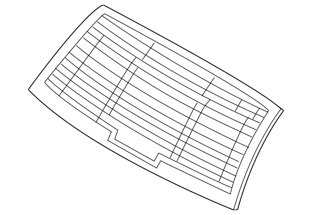 Back Glass - Kia (87110-3F501)