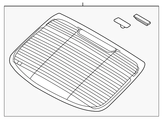Back Glass - Kia (87110-A7220)