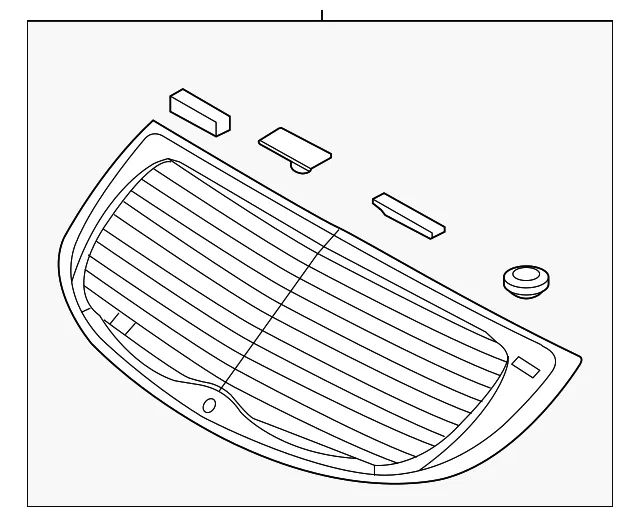 Lift Gate Glass - Kia (87110-H9030)