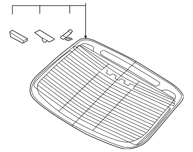 Back Glass - Kia (87110-J6000)