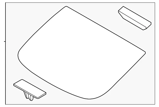Back Glass - Kia (87110-L3001)