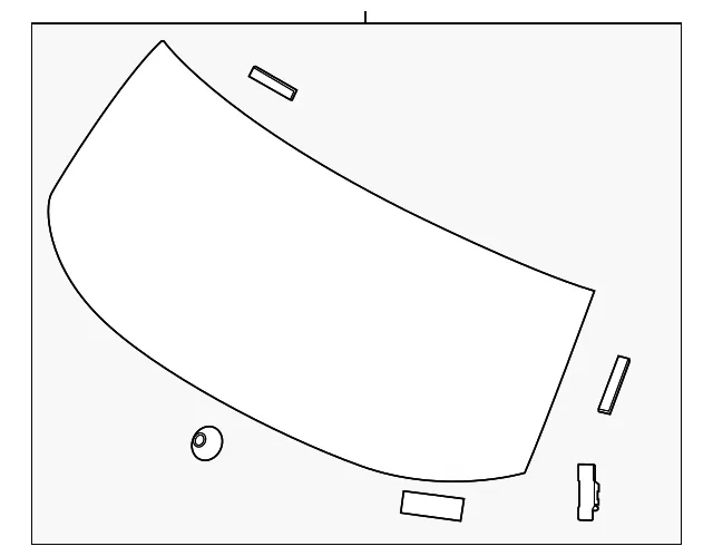 Lift Gate Glass - Kia (87110-S9200)