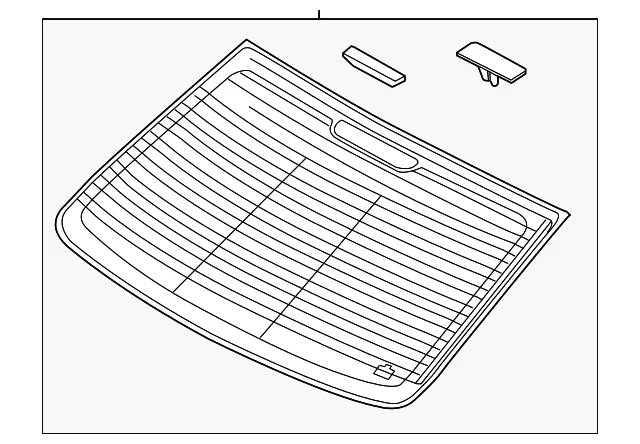 Back Glass - Kia (87111-F6000)
