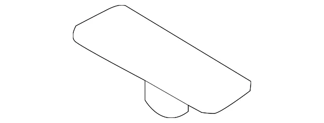Lift Gate Glass Stopper - Kia (87115-A7000)