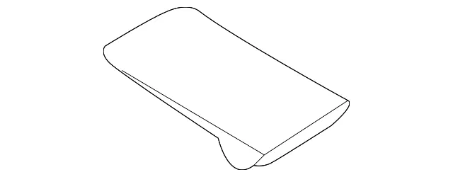 Lift Gate Glass Stop - Kia (87115-C5000)