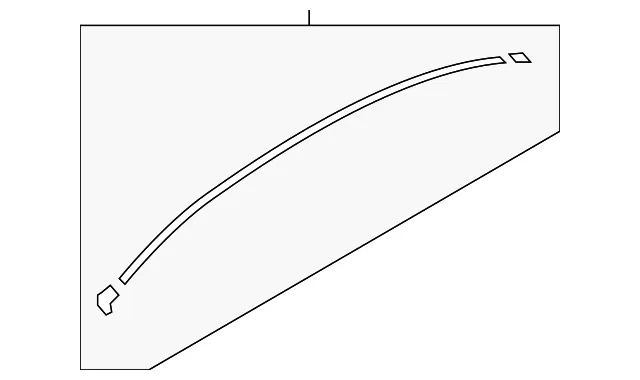 Roof Molding - Driver's Side (LH) - Kia (87210-2F000)