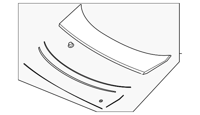 Spoiler - Kia (87210-J5000)