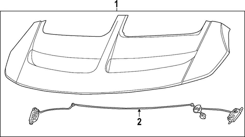 Spoiler Assembly - Kia (87210-XG000)