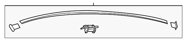 Roof Molding - Passenger Side (RH) - Kia (87220-1W200)