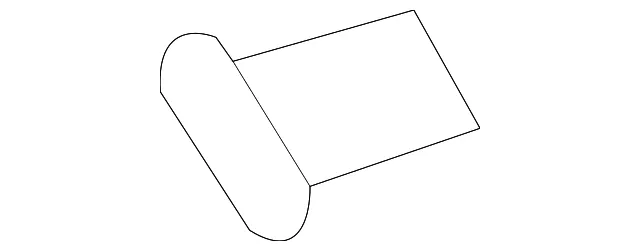 Roof Molding Front Cap - Passenger Side (RH) - Kia (87228-1W000)