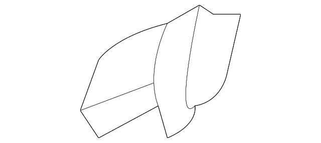 Roof Molding End Piece - Kia (87229-2G000)