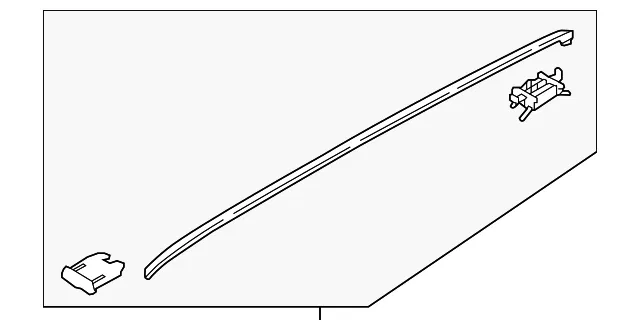 Roof Molding - Driver's Side (LH) - Kia (87230-G5000)