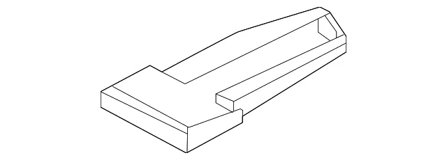 Roof Molding Front Cap - Kia (87233-CV000)