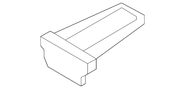 Roof Molding Front Cap - Kia (87233-CV100)
