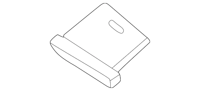 Roof Molding Front Cap - Kia (87233-R0000)