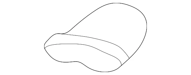 Roof Luggage Carrier Side Rail Cap - Kia (87234-Q5000)