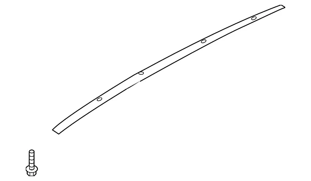 Roof Molding - Passenger Side (RH) - Kia (87236-D9020)