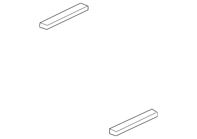 Rear Molding - Passenger Side (RH) - Kia (87240-4D011)