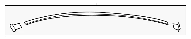 Roof Molding - Passenger Side (RH) - Kia (87240-A7500)