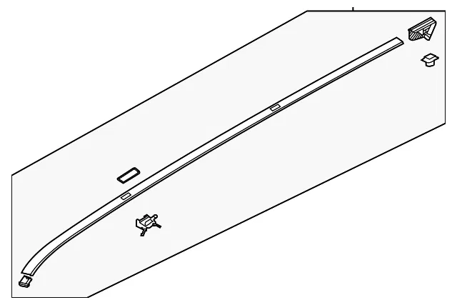 Roof Molding - Kia (87240-K0010AAL)