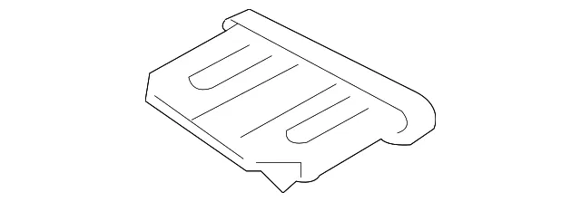 Roof Molding Rear Cap - Kia (87244-R5000)