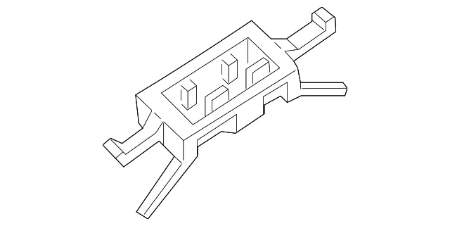 Roof Molding Front Clip - Passenger Side (RH) - Kia (87246-J5050)