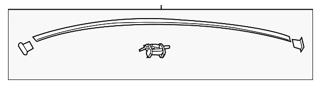 Roof Molding - Passenger Side (RH) - Kia (87261-1M500)