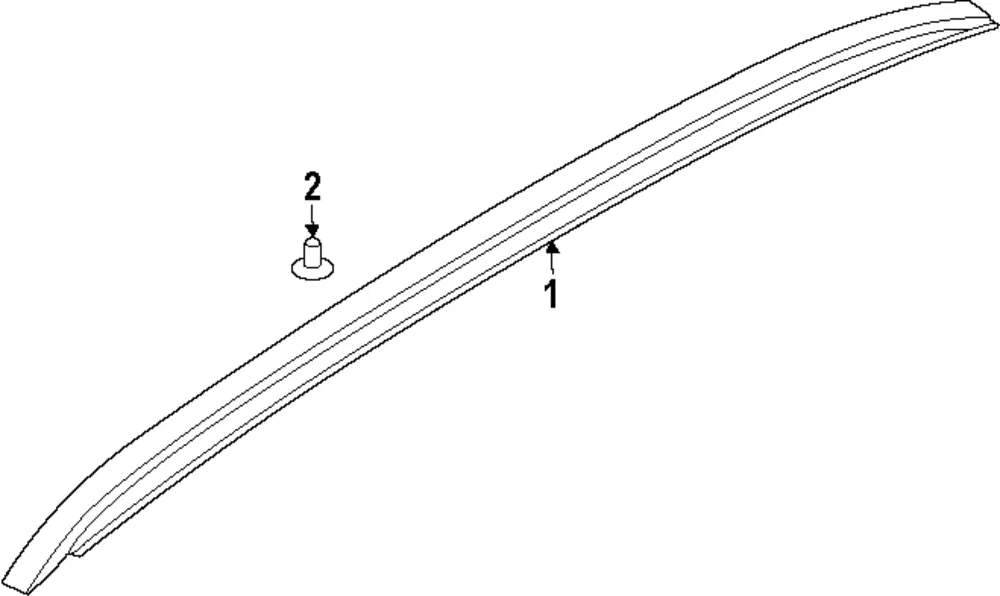 Roof Rail - Kia (87270-DO000A2L)