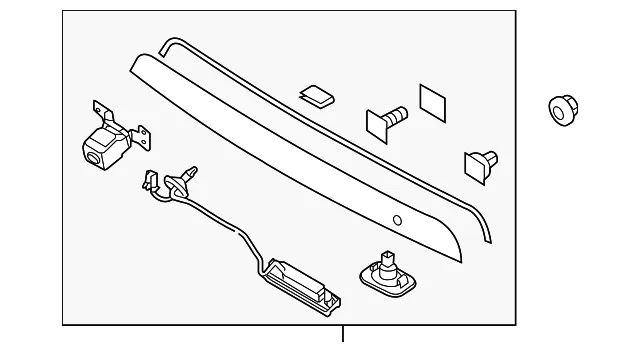 Molding Assembly - Kia (87310-1M030)