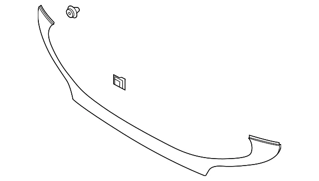 Tail Gate Molding - Kia (87310-K0000)