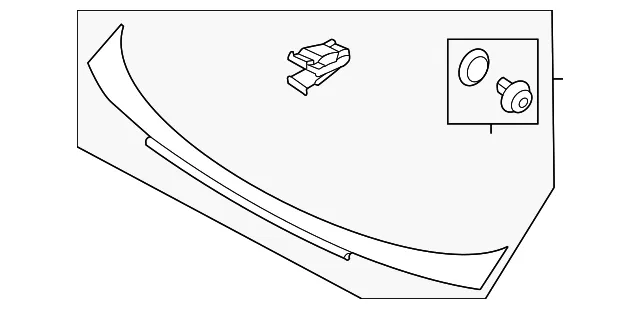 Upper Molding - Kia (87310-P1000)