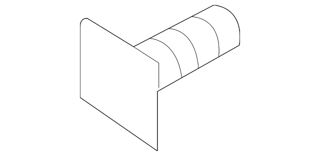 Molding Bolt - Kia (87313-1M000)