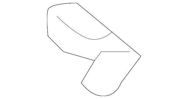 Upper Molding Cap - Driver's Side (LH) - Kia (87364-G5000)