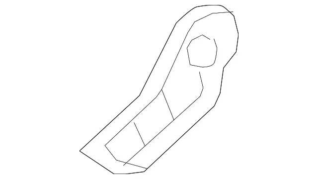 Seat Back Recliner Adjustment Handle - Nissan (87418-4BU1B)