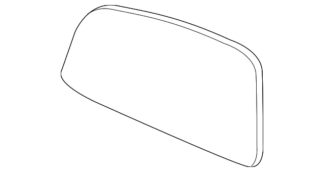 Mirror Glass - Driver's Side (LH) - Kia (87611-1D100)