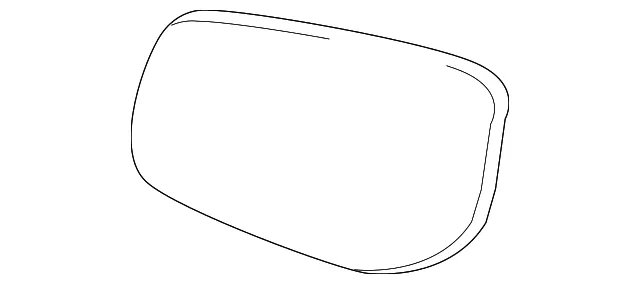 Mirror Glass - Driver's Side (LH) - Kia (87611-1M010)