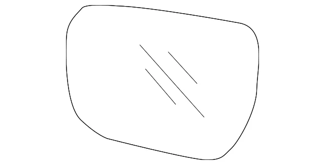 Mirror Glass - Driver's Side (LH) - Kia (87611-3T310)