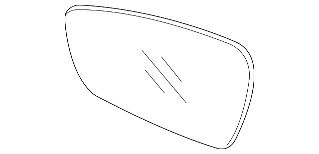 Mirror Glass - Kia (87611-A7050)